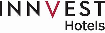 The InnVest Hotels logo features the company name in black uppercase and lowercase letters, with a red "V" in the word "INNVEST.